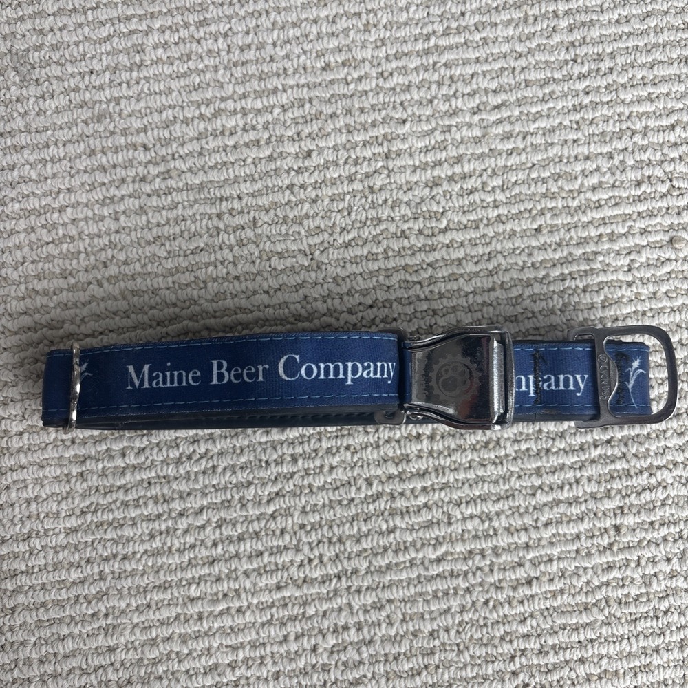 Cycle Dog Maine Beer Company Adjustable Dog Collar Bottle Opener Brewery